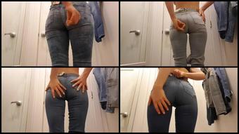 Hazel Simone   Custom  Fitting Room Denim Jerk Off   Manyvids