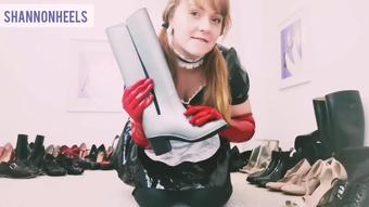 Latex Glove Maid Tease
