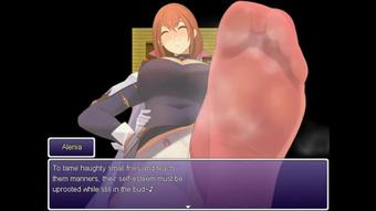 Hero Under Heel 7 Humiliated by a Greedy Redhead
