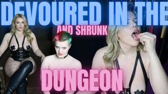 Giantess devours you in the Dungeon