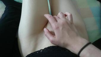 lesbian touches her girlfriend until she cums hard part 2