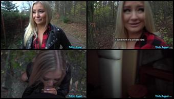 Cayla Lyons Blonde Blue Eyed Casting Fullhd