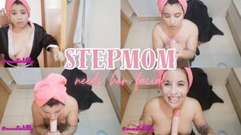 Step-Mom Needs Her Facial Before Bed - June 04, 2024