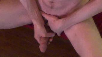 Solo Male Jerking off to Porn. Fit Hot Guy masturbating with Cumshot