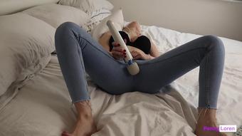 Penny Loren - Cumming And Shower In Tight Blue Jeans - Manyv