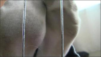 2014-07-12 Caged Sock Slave (Brat, Feet, Slave Training) ($14) (9945)