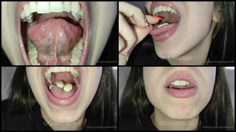 Giuliapeachxx 08 05 2021 2103510296 Giulia Peach Eats Almonds In Today X27 S Video I Decided To Introduce Dried Fru
