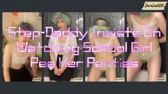 Daddy Watches School Girl Pee Panties - Apr 4, 2023