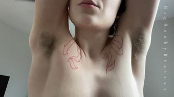 Making you smell my sweaty hairy armpits