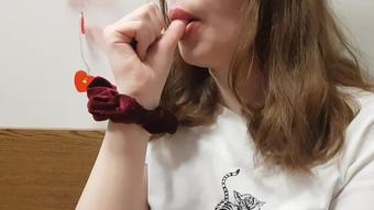 Wetschoolgirl Asmr Wet Thumb Sucking 60 Fps Hd
