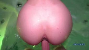 Fucking a stranger in a whirlpool with deepthroat footjob pussy and anal fucking and cum on ass