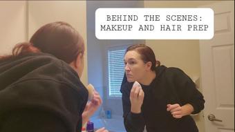Behind the scenes: makeup and hair - December 18, 2020