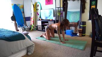 Lillian Rose Topless Yoga Manyvids