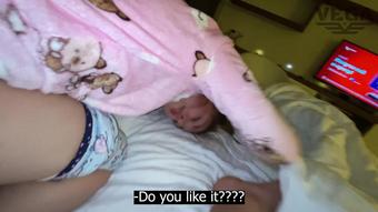 Step Daughter Fucks Me While I'M On The Phone With My Wife - 2160P