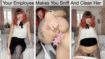Your Employee Makes You Sniff And Clean Her - February 01, 2024