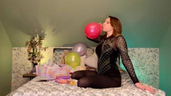 Party Time Balloon Blowing and Hand Pumping