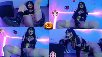 Halloween Makeup Neon:Masturbation&POVBJ