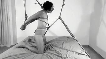 Tied up nonstop orgasm - REAL NIPPLES ORGASM
