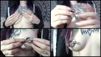 Jasperswift Magnetic Nipple Clamps And Pussy Tease