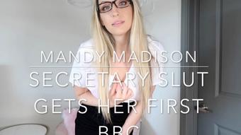 Secretary Slut Gets Her First BBC