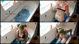 Tattooedmilfymama Hd Fairy Bath   Cum And Play W Queefing