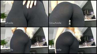 Wowarielle Sweaty Gym Legging Ass Sniffer Manyvids
