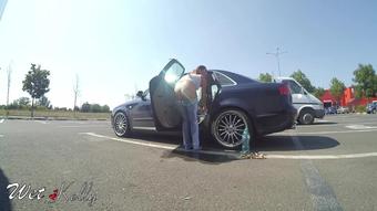 Wet Kelly Pee In The Parking Lot 002