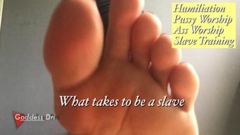 What it takes to be a slave