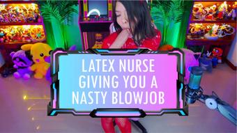 Latex nurse giving you a nasty blowjob - July 10, 2024