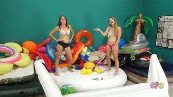 Madison n Julie's First Deflate Destroy