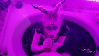Cocksucking Demon Needs Your Cum
