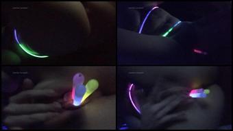 Camille Campbell Snapchat Glowstick Solo Fuck 1080P Hd
