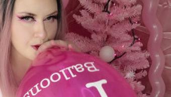 Princess's pink balloon Xmas blow/S2P - December 19, 2021
