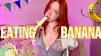 EATING BANANA