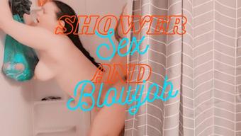 Caityfoxx Passionate Shower Sex And Blow Job