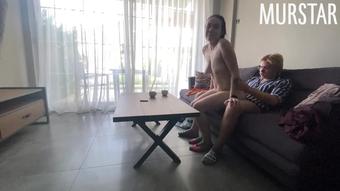 Cheated on her husband with a stranger by jumping on his dick || Murstar