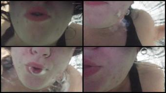 Booty4U Blowing Bubbles Underwater