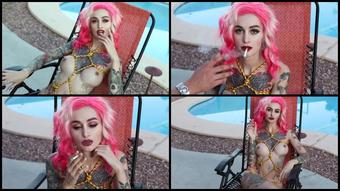 Flame Jade Smoke A Cigarette For Me Manyvids