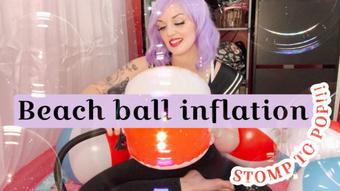Beach ball INFLATION - STOMP TO POP - October 05, 2022