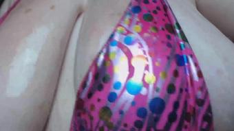 [Manyvids.Com] Oiled Boobs In Shiny Bikini