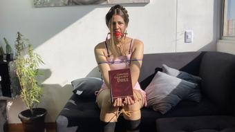 reading the bible with a gag ball - July 16, 2022