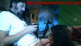 Ebony maid sucks starts me then sex