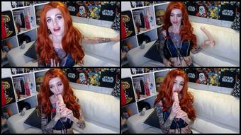 Flame Jade Triss Gets That Cum On Her Face Manyvids
