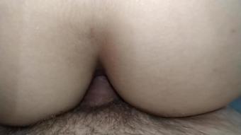 Teen russian girl anal fuck with cumshot on pussy