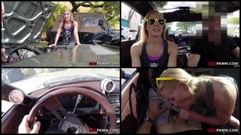 Xp12855 1080P Blonde Bimbo Tries To Sell Car  Sells Herself
