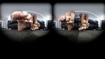 VR180* U R Foot Bitch For Honey & Vika