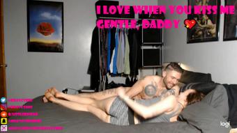 Making out with Daddy