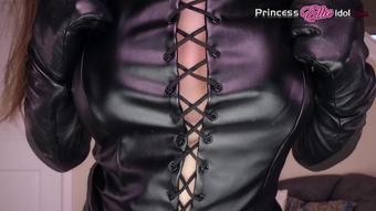 088 - Mesmerizing Leather Executrix Seduces Yo