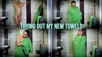 Trying Out My New Towels