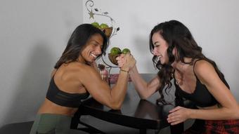 Alexis vs Ama: Arm Wrestling